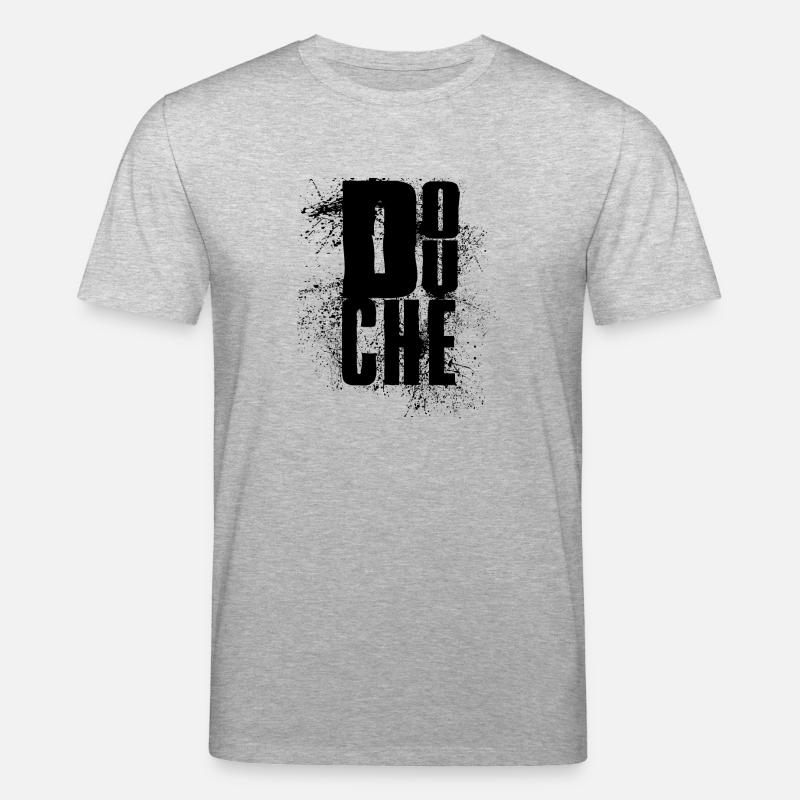 douchebag - Warmduscher - Stanley/Stella Unisex Bio-T-Shirt CREATOR  - Grau meliert