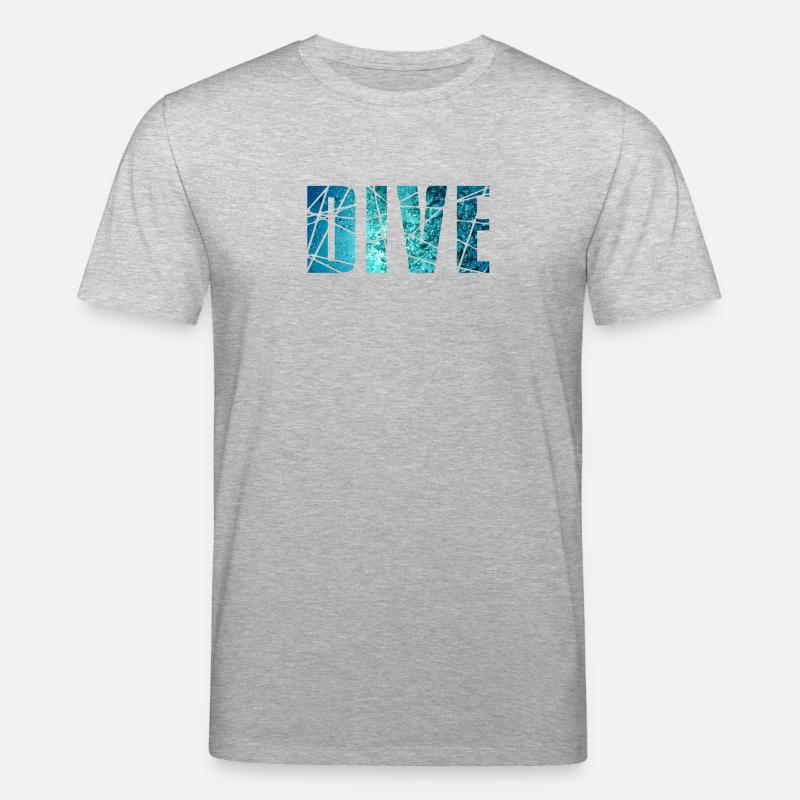 DIVE - Stanley/Stella CREATOR unisex luomu-t-paita - harmaasävyinen