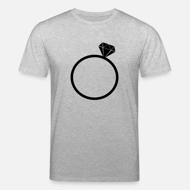 diamantring - Stanley/Stella Unisex Bio-T-Shirt CREATOR  - Grau meliert