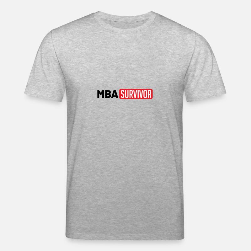 MBA Überlebender - Stanley/Stella Unisex Bio-T-Shirt CREATOR  - Grau meliert