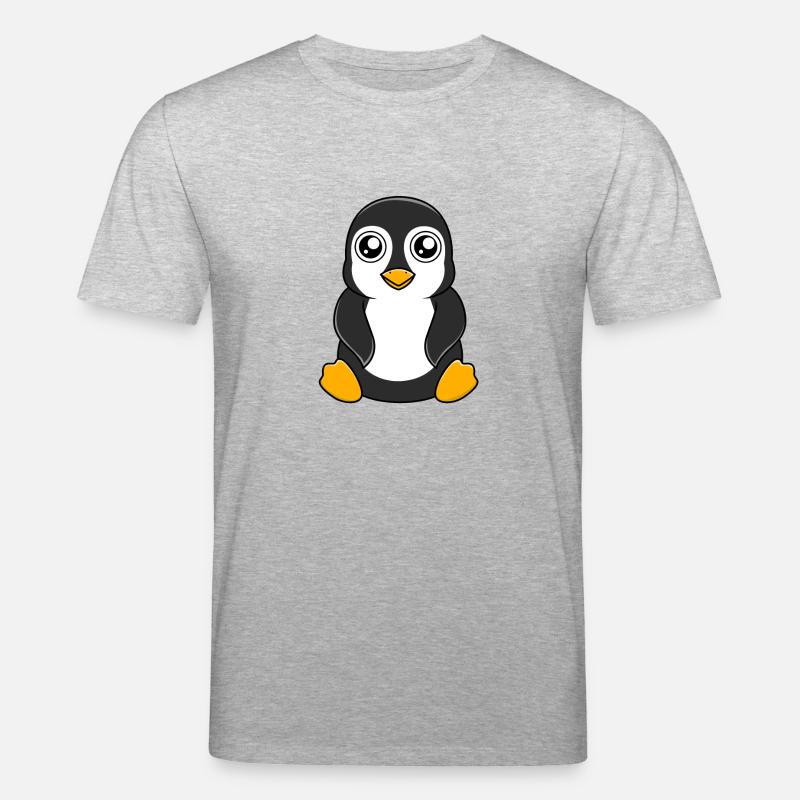 Pinguin - Stanley/Stella Unisex Bio-T-Shirt CREATOR  - Grau meliert