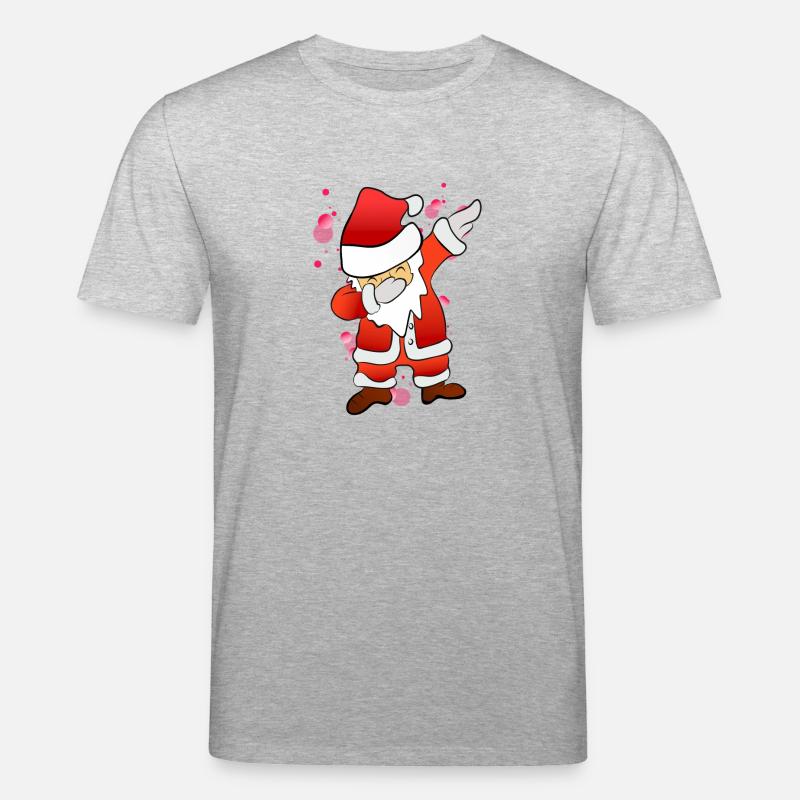Dabbing Nikolaus - Stanley/Stella Unisex Bio-T-Shirt CREATOR  - Grau meliert
