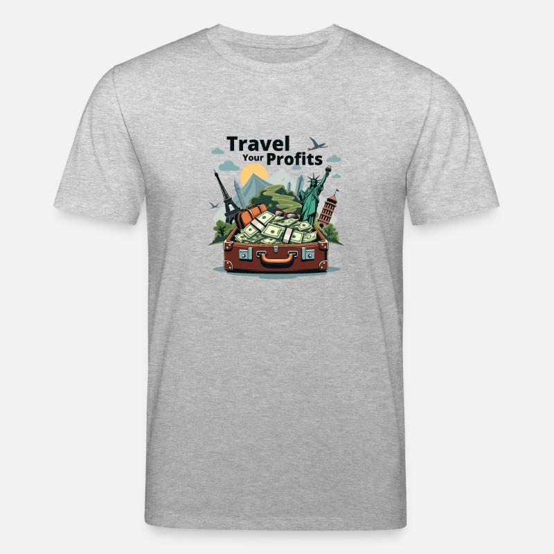 AUF REISE - Stanley/Stella Unisex Bio-T-Shirt CREATOR  - Grau meliert