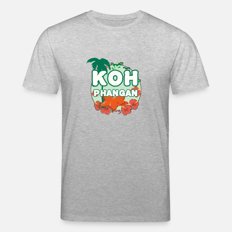K8h Île de Pha-ngan - T-shirt bio CREATOR Stanley/Stella Unisexe - gris chiné