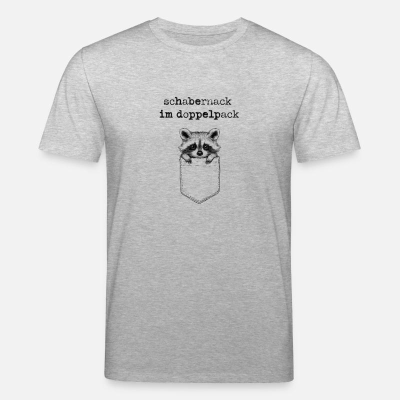 Schabernack im Doppelpack - Stanley/Stella Unisex Bio-T-Shirt CREATOR  - Grau meliert