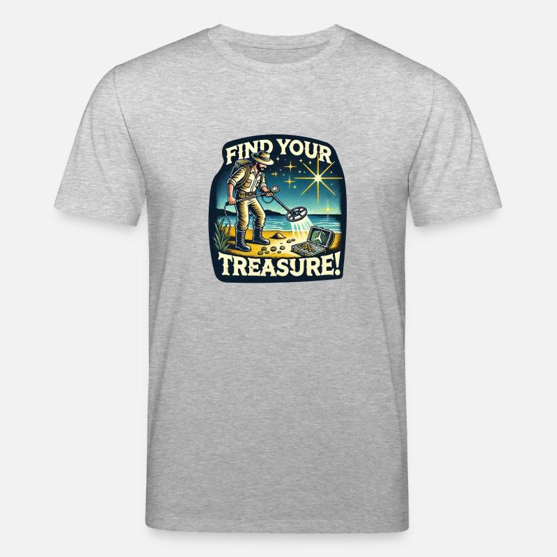 DÉTECTEURS DE MÉTAUX - T-shirt bio CREATOR Stanley/Stella Unisexe - gris chiné