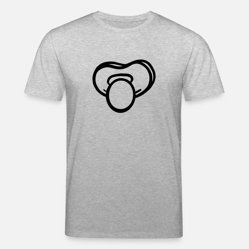 Schnuller Vector - Stanley/Stella Unisex Bio-T-Shirt CREATOR  - Grau meliert