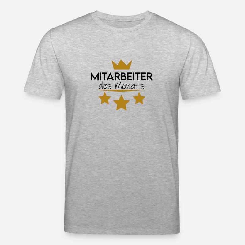 Mitarbeiter des Monats - Stanley/Stella Unisex Bio-T-Shirt CREATOR  - Grau meliert