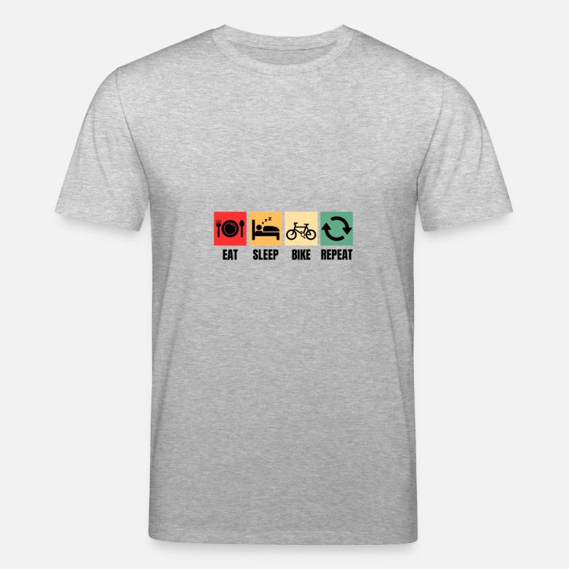 Drôle de vélo Dicton Cyclisme - T-shirt bio CREATOR Stanley/Stella Unisexe - gris chiné