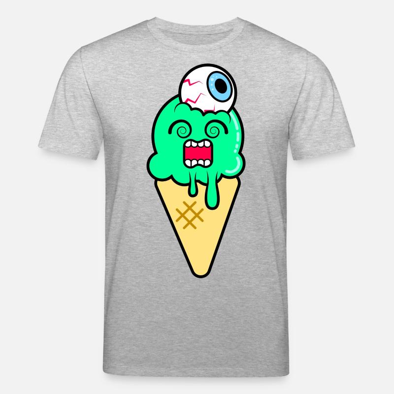 Funky Ice Cream - Stanley/Stella Unisex Bio-T-Shirt CREATOR  - Grau meliert