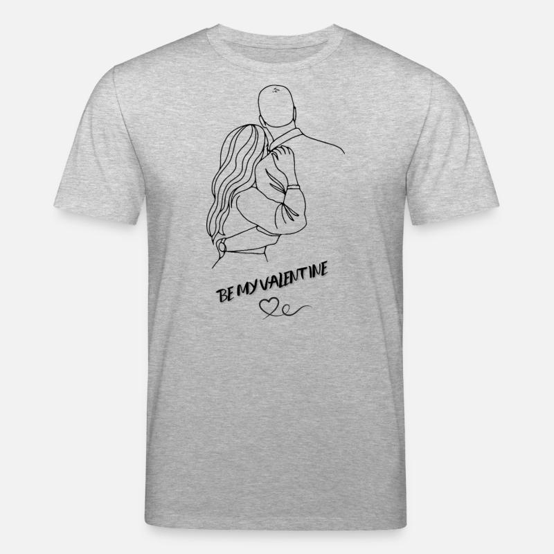 Sois mon Valentin - T-shirt bio CREATOR Stanley/Stella Unisexe - gris chiné