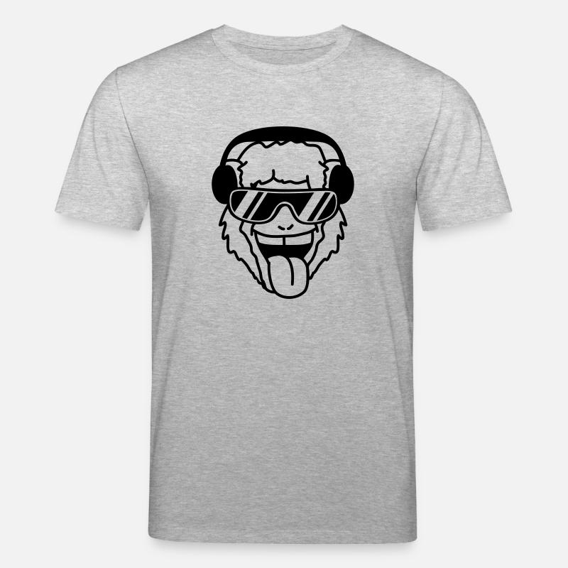 Cool Monkey - Stanley/Stella Unisex Bio-T-Shirt CREATOR  - Grau meliert