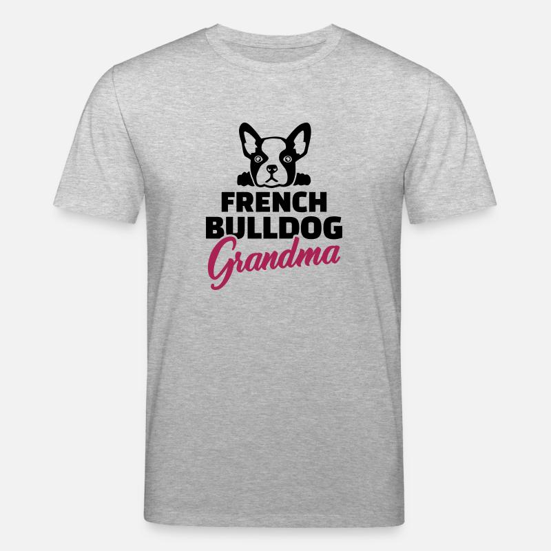 Français Bouledogue - T-shirt bio CREATOR Stanley/Stella Unisexe - gris chiné