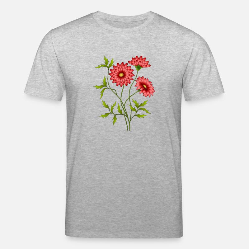 Fleur - T-shirt bio CREATOR Stanley/Stella Unisexe - gris chiné
