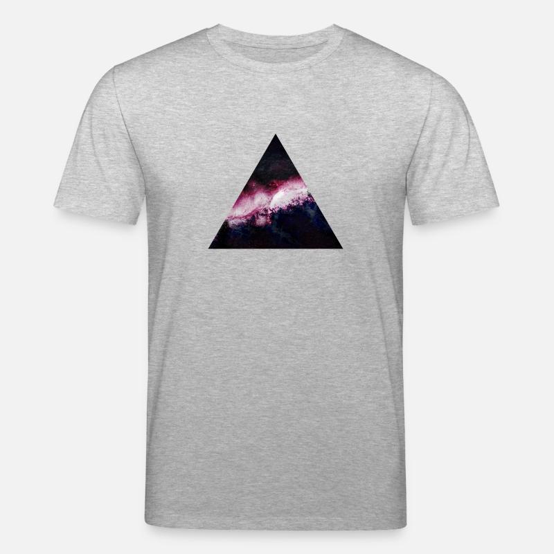 triangle galaxy galaxie du triangle - T-shirt bio CREATOR Stanley/Stella Unisexe - gris chiné