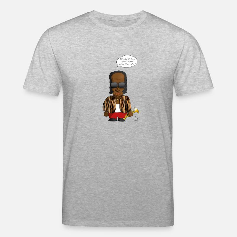 Miles Davis - Stanley/Stella Unisex Bio-T-Shirt CREATOR  - Grau meliert