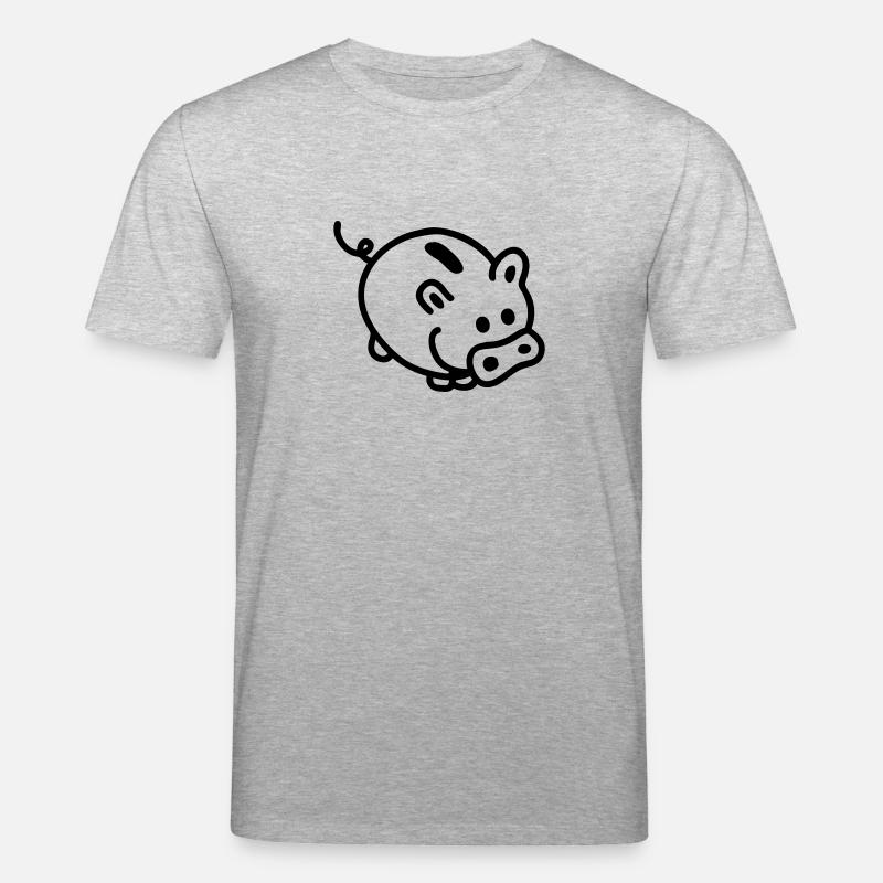 Sparschwein - Line - Stanley/Stella Unisex Bio-T-Shirt CREATOR  - Grau meliert