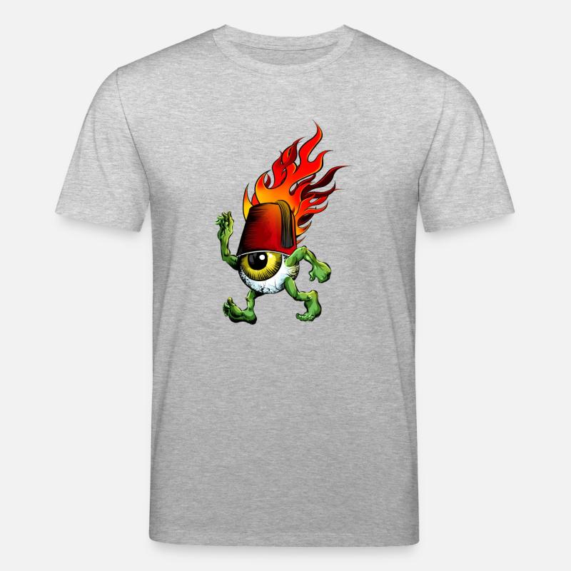 On Fire - Stanley/Stella Unisex Bio-T-Shirt CREATOR  - Grau meliert
