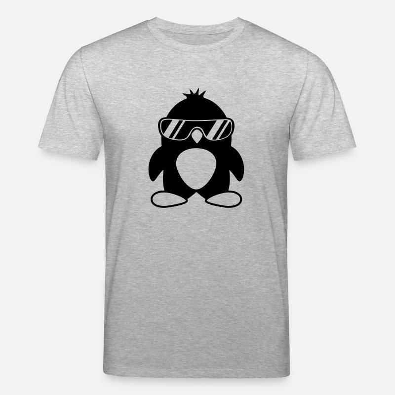Cool Penguin - Stanley/Stella Unisex Bio-T-Shirt CREATOR  - Grau meliert