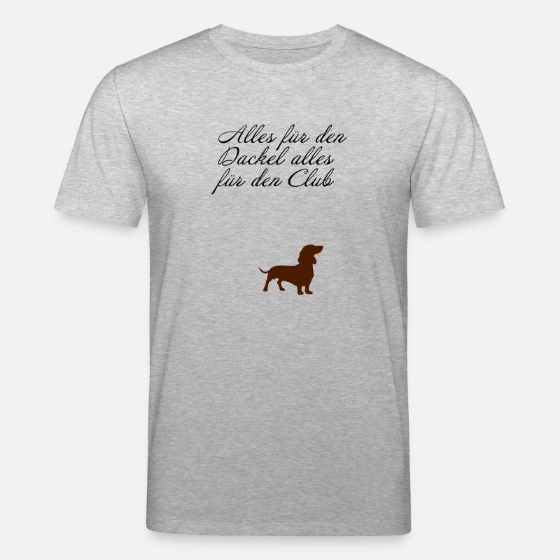Dackel - Stanley/Stella Unisex Bio-T-Shirt CREATOR  - Grau meliert