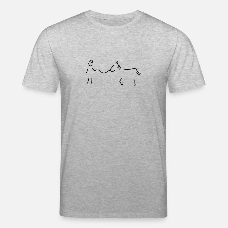 pferdeflüsterer - Stanley/Stella Unisex Bio-T-Shirt CREATOR  - Grau meliert