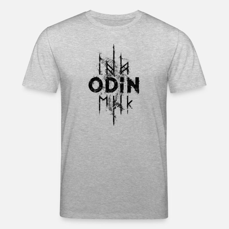 Odin-Runen-Wikinger-Edda-Gott - Stanley/Stella Unisex Bio-T-Shirt CREATOR  - Grau meliert