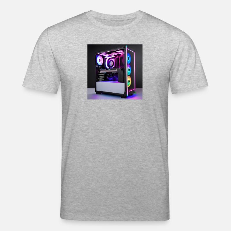 RGB Gaming PC - Stanley/Stella Unisex Bio-T-Shirt CREATOR  - Grau meliert