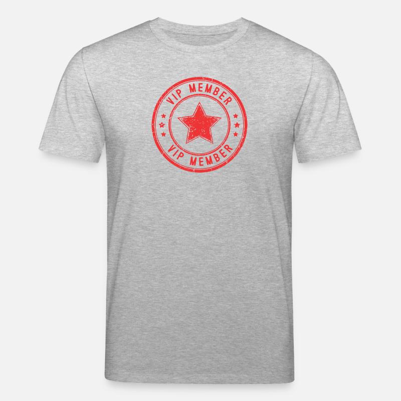 Vip Mitglied - Stanley/Stella Unisex Bio-T-Shirt CREATOR  - Grau meliert