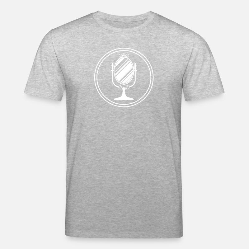 Silhouette d’icône de miroir - T-shirt bio CREATOR Stanley/Stella Unisexe - gris chiné