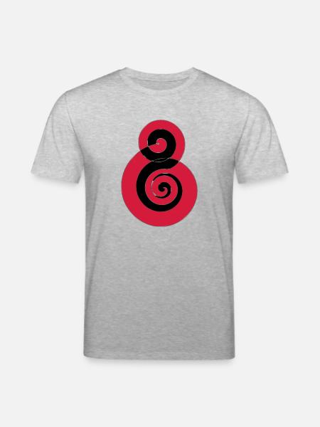Spiral Black Soulfly - Stanley/Stella CREATOR Unisex Organic T-Shirt - heather grey