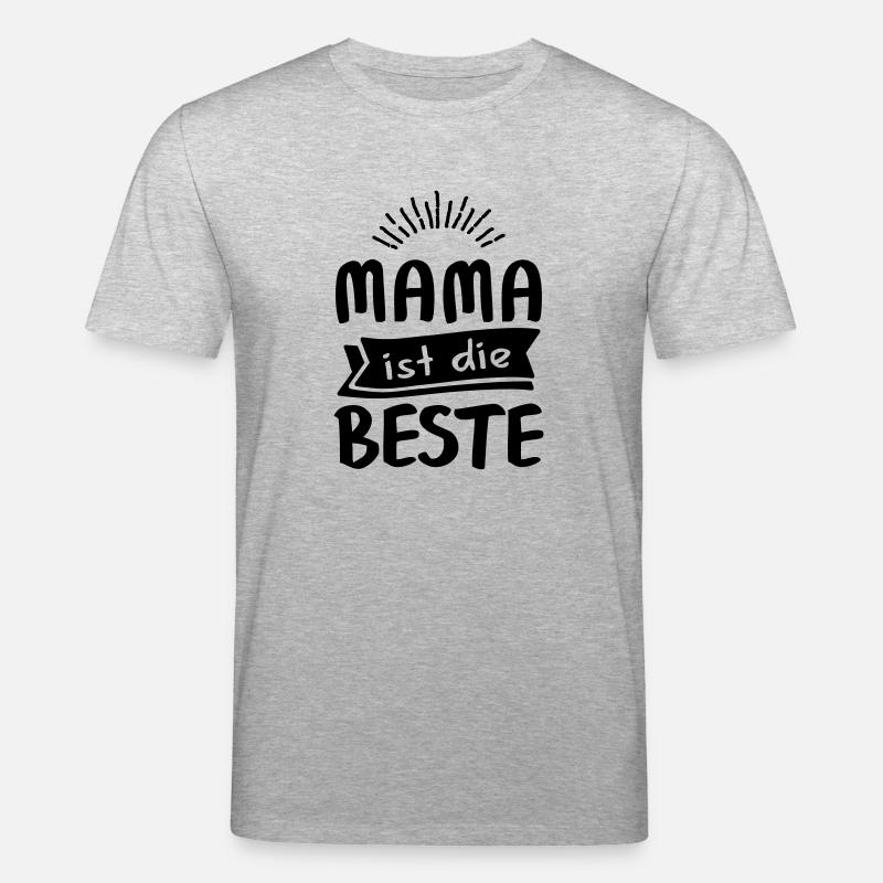 Mama Ist Die Beste - Stanley/Stella Unisex Bio-T-Shirt CREATOR  - Grau meliert