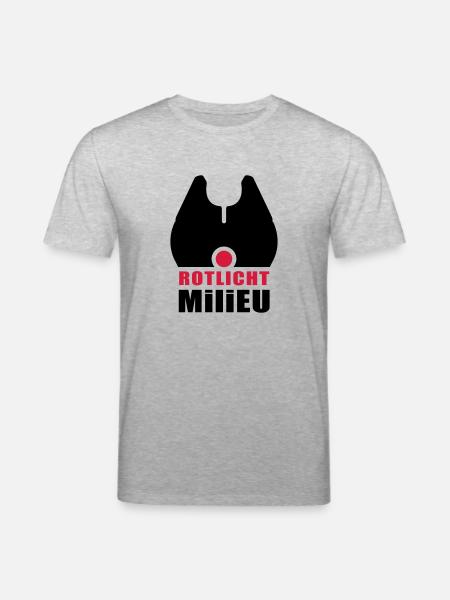 Anglermotiv - Rotlicht-Milieu - Stanley/Stella Unisex Bio-T-Shirt CREATOR - Grau meliert