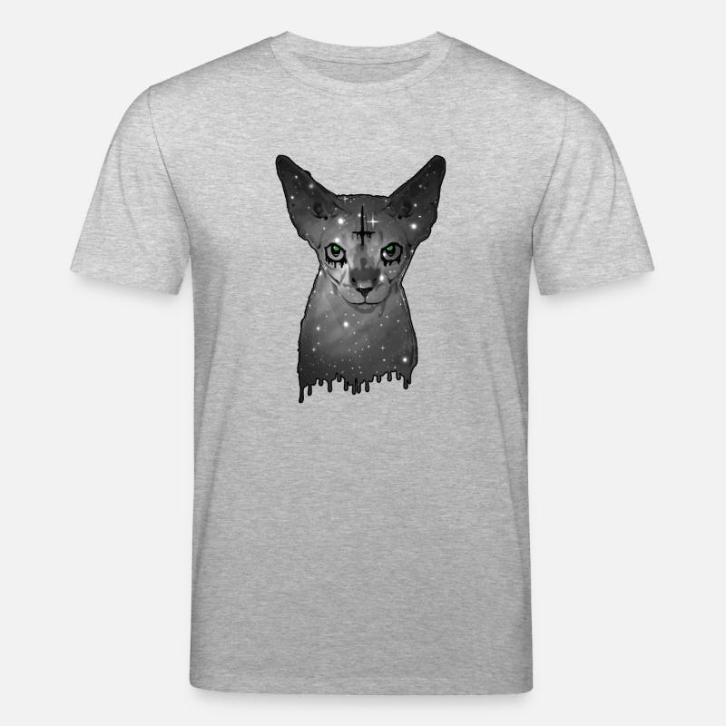 Chat égyptien Sphynx Cat - T-shirt bio CREATOR Stanley/Stella Unisexe - gris chiné