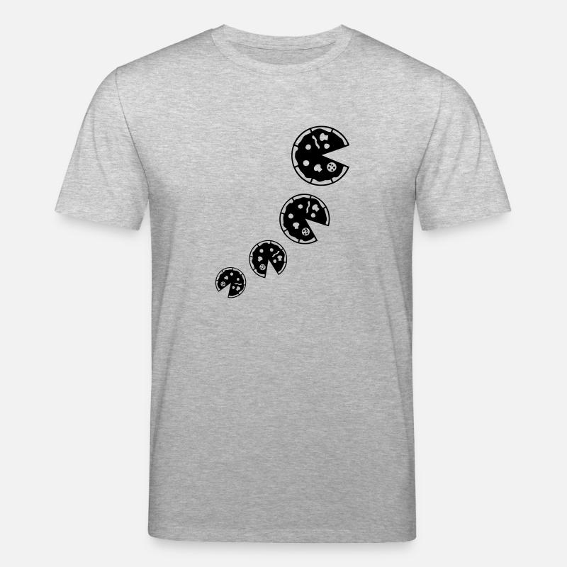 pizza pizza - Stanley/Stella Unisex Bio-T-Shirt CREATOR  - Grau meliert