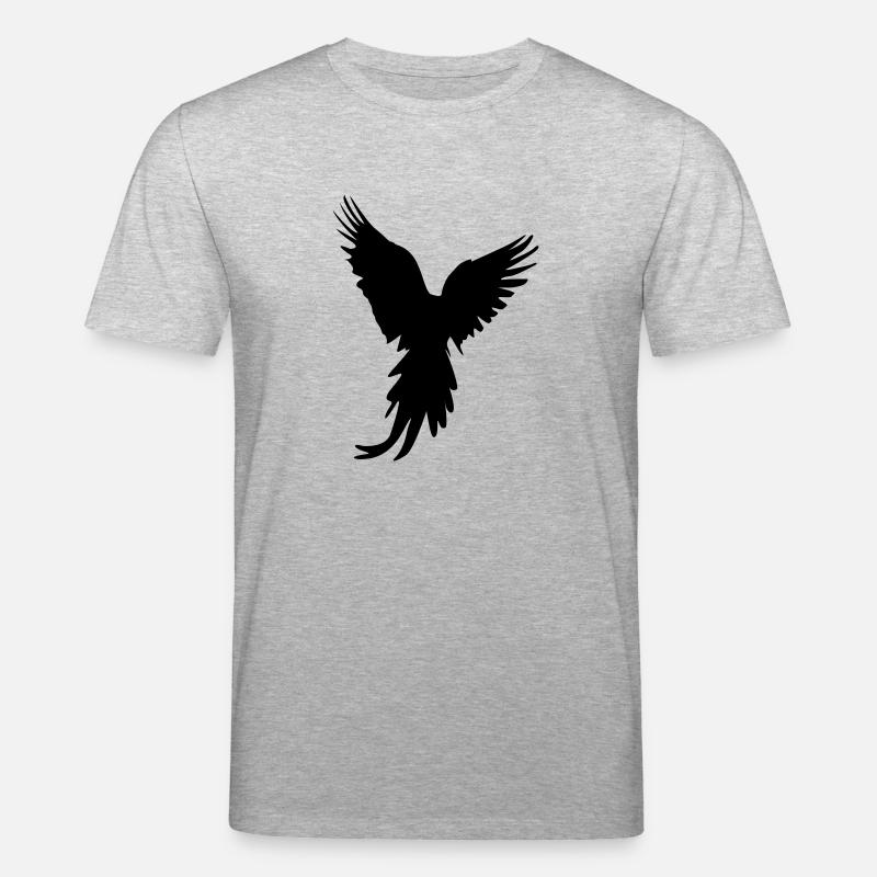 bird silhouette - Stanley/Stella Unisex Bio-T-Shirt CREATOR - Grau meliert