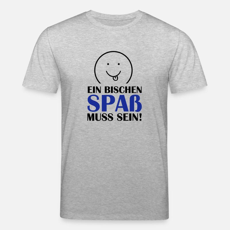 (spass_muss_sein_02) - Stanley/Stella Unisex Bio-T-Shirt CREATOR  - Grau meliert