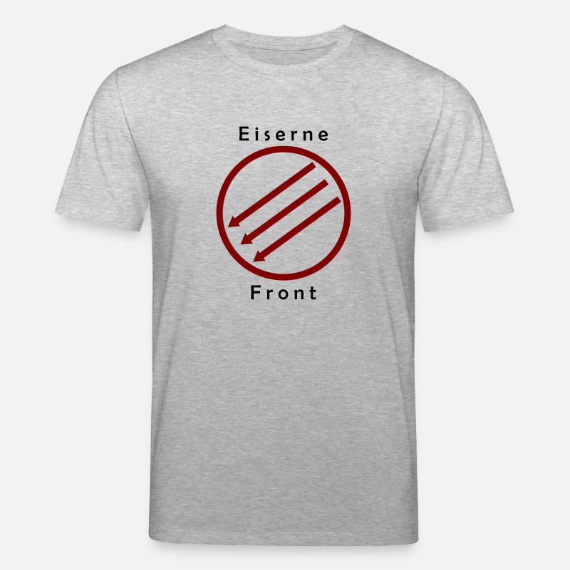 Eiserne Front - Drei Pfeile - Stanley/Stella Unisex Bio-T-Shirt CREATOR  - Grau meliert