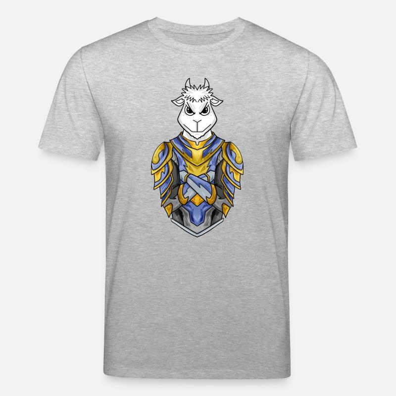 Chevalier Chèvre cool - T-shirt bio CREATOR Stanley/Stella Unisexe - gris chiné