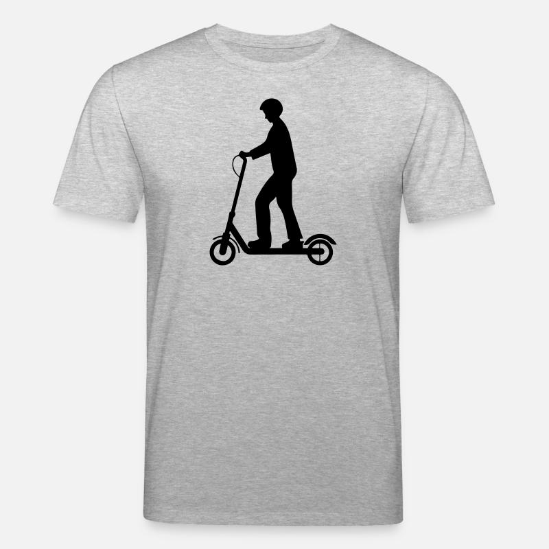 E Scooter Elektro - Stanley/Stella Unisex Bio-T-Shirt CREATOR  - Grau meliert