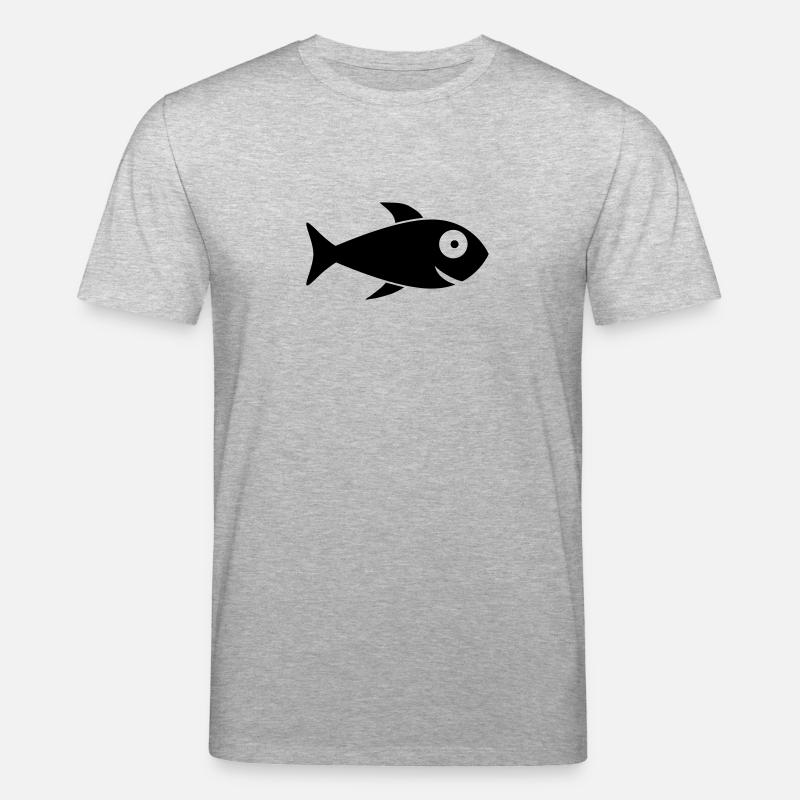 Cool Fish - Stanley/Stella Unisex Bio-T-Shirt CREATOR  - Grau meliert