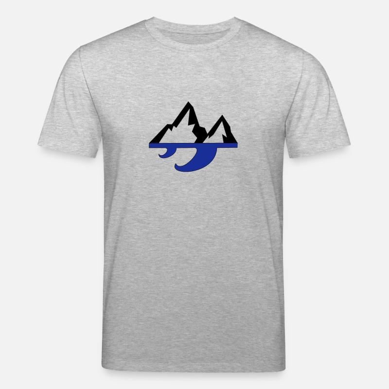Mountain & Wave - Stanley/Stella CREATOR Unisex Organic T-Shirt - heather grey
