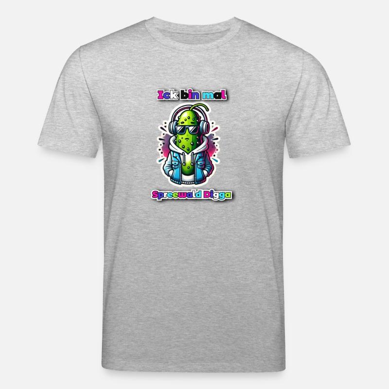Ick bin mal - Stanley/Stella Unisex Bio-T-Shirt CREATOR  - Grau meliert