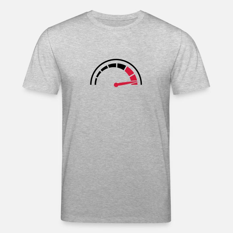 Tacho Schnell Rasen - Stanley/Stella Unisex Bio-T-Shirt CREATOR  - Grau meliert