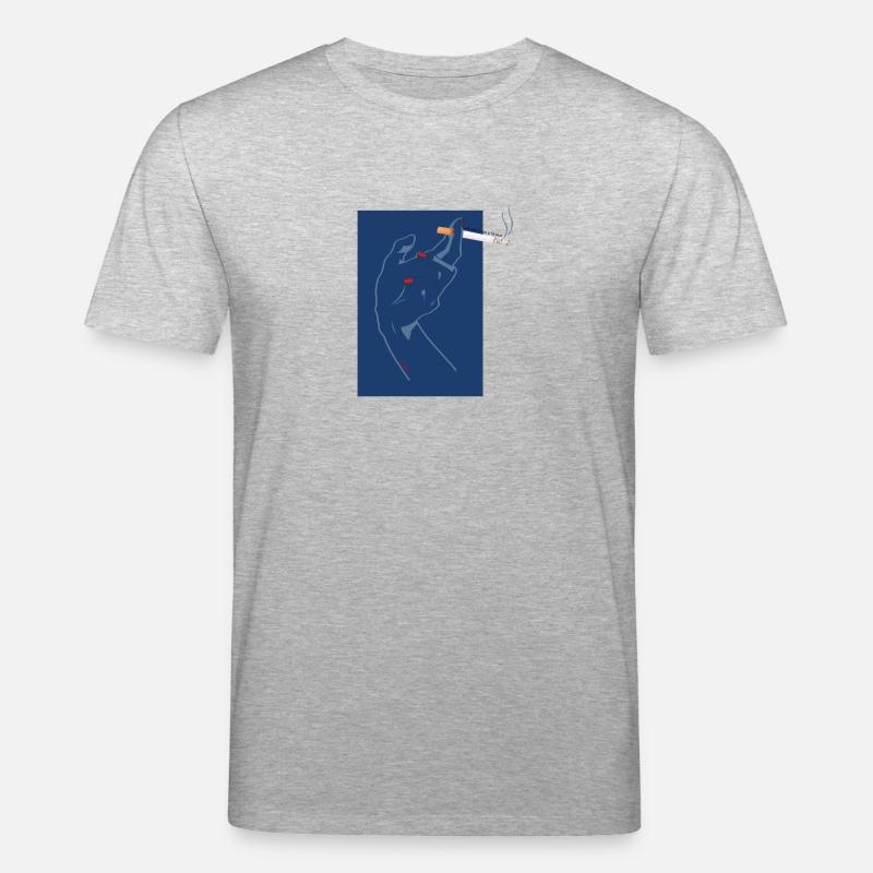 zigarette - Stanley/Stella Unisex Bio-T-Shirt CREATOR  - Grau meliert