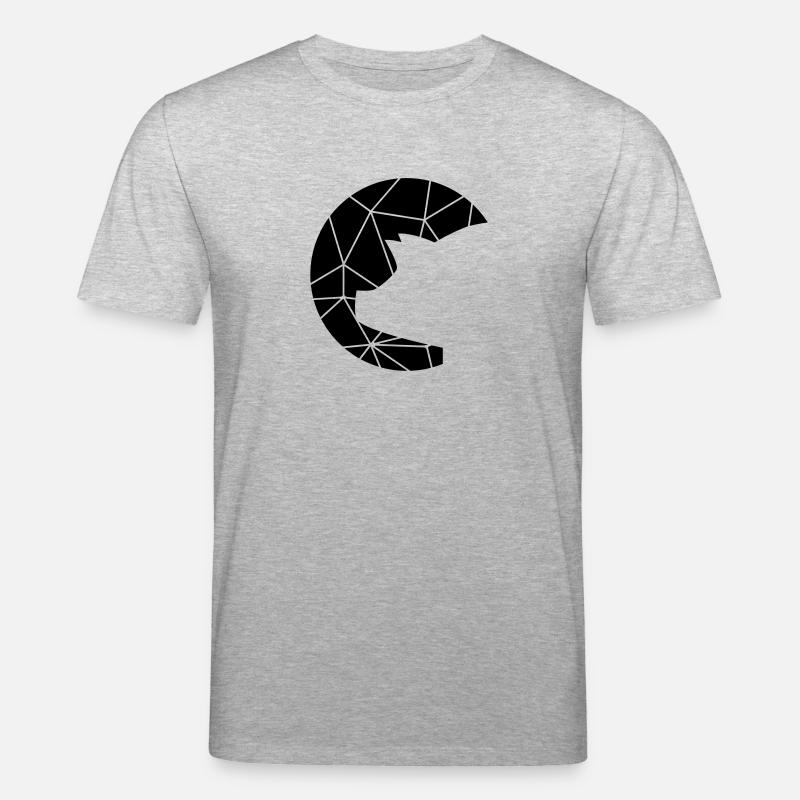 Schweini grid pattern - Stanley/Stella CREATOR Unisex Organic T-Shirt - heather grey