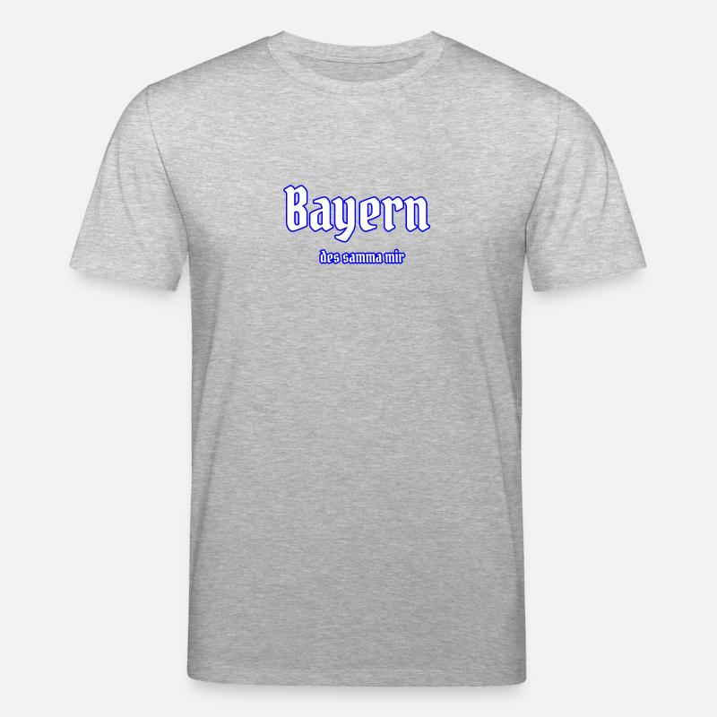 Bayern - des samma mir - Stanley/Stella Unisex Bio-T-Shirt CREATOR  - Grau meliert