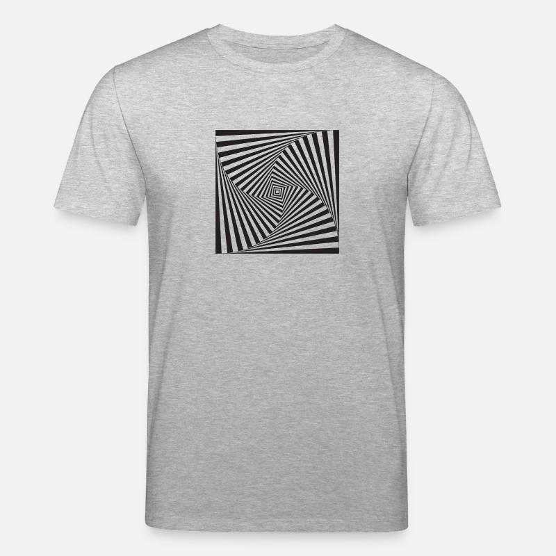 optische Täuschung - Stanley/Stella Unisex Bio-T-Shirt CREATOR  - Grau meliert
