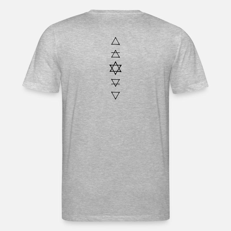 elements of alchemie - Stanley/Stella Unisex Bio-T-Shirt CREATOR  - Grau meliert
