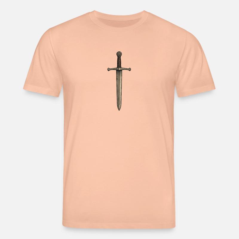 Épée du Moyen Âge - T-shirt bio CREATOR Stanley/Stella Unisexe - pêche
