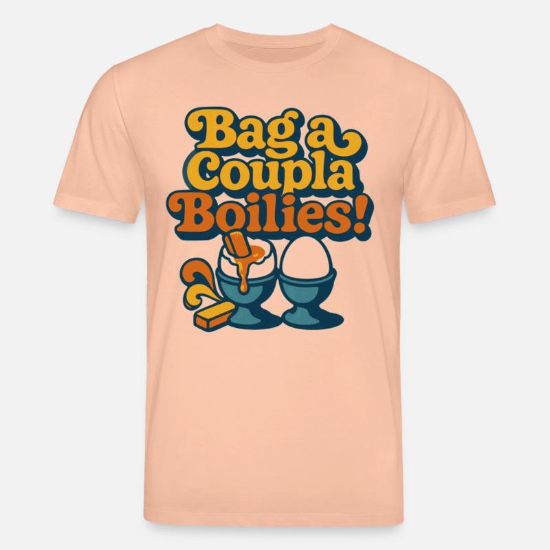 Schnapp dir ein paar Boilies! - Stanley/Stella Unisex Bio-T-Shirt CREATOR - Pfirsich